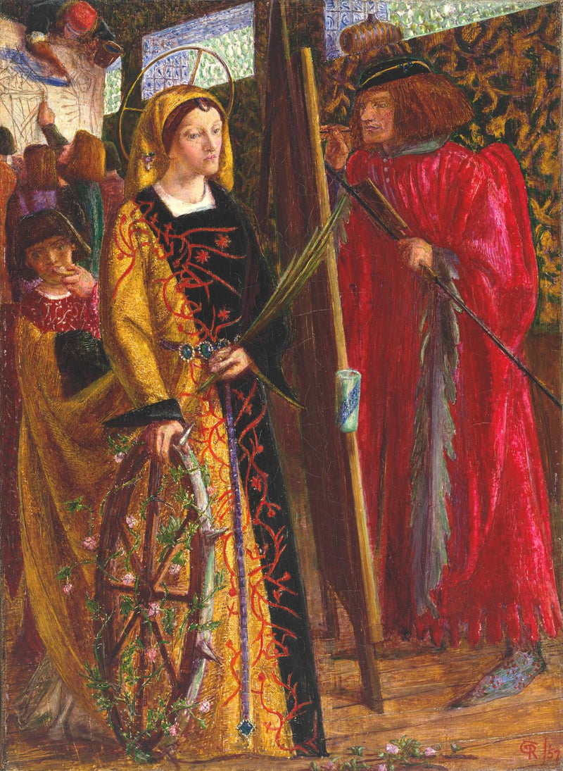Svatá Kateřina - Dante Gabriel Rossetti