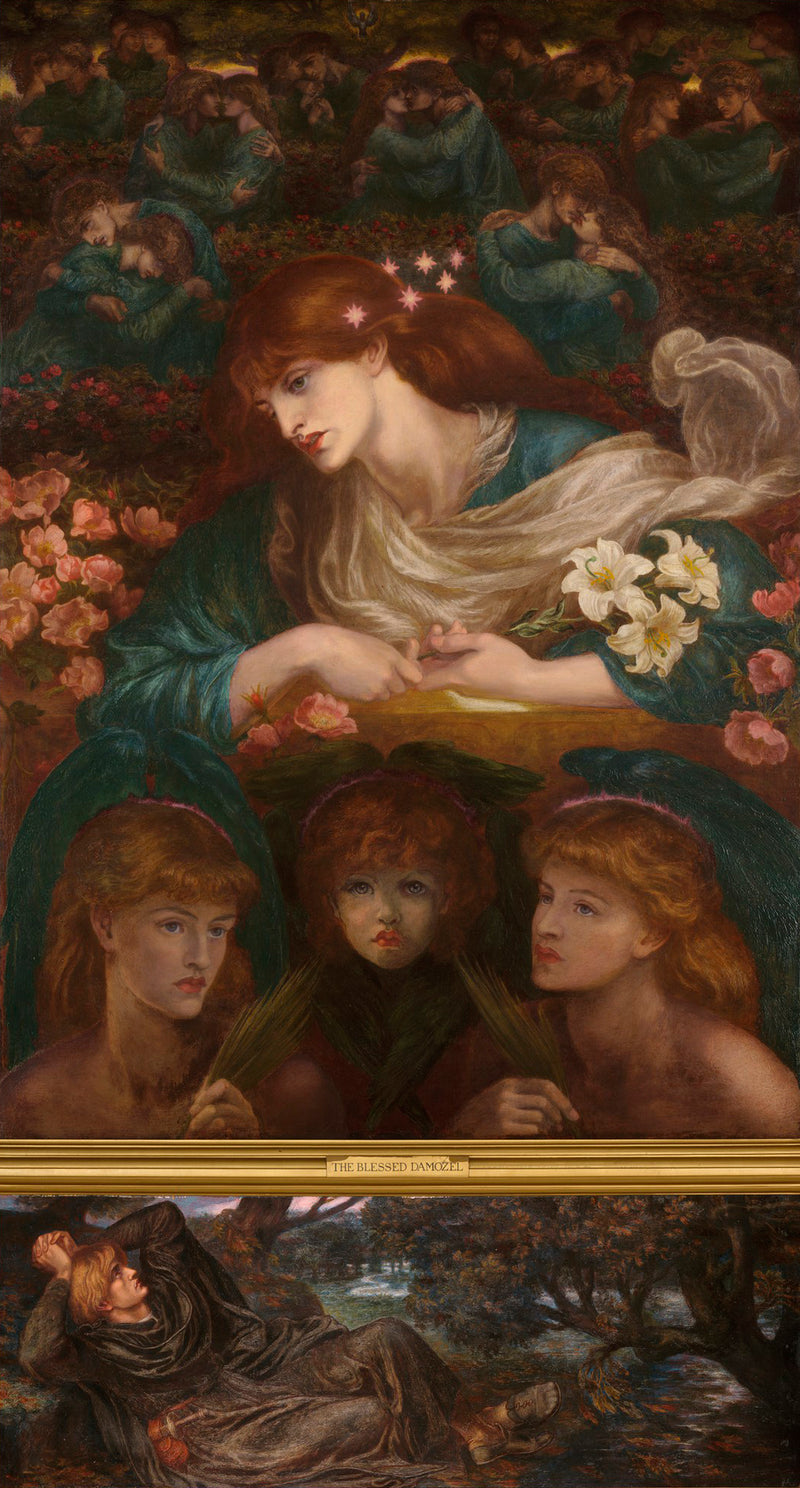 Vyvolená dívka - Dante Gabriel Rossetti