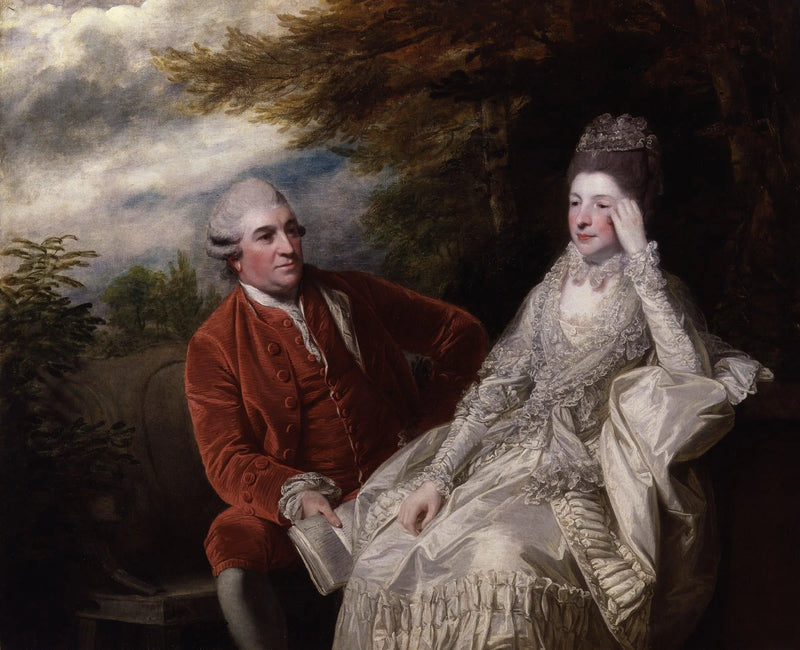 David Garrick; Eva Maria Garrick (rozená Veigel) - Joshua Reynolds