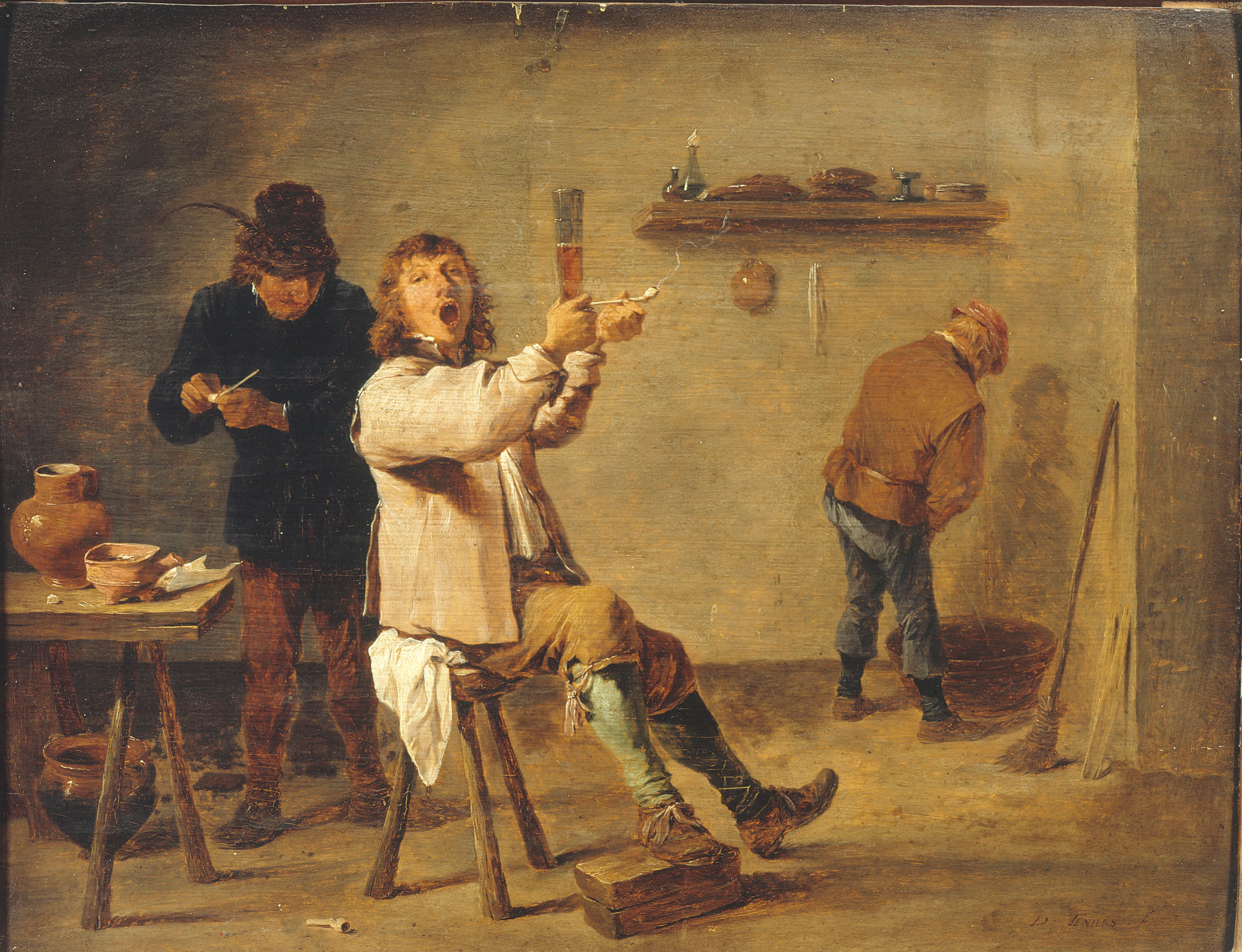 La Chanson à boire - David Teniers le Jeune