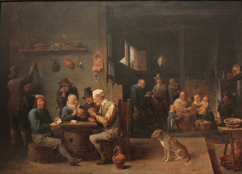 Partie de cartes dans une hôtellerie - David Teniers le Jeune