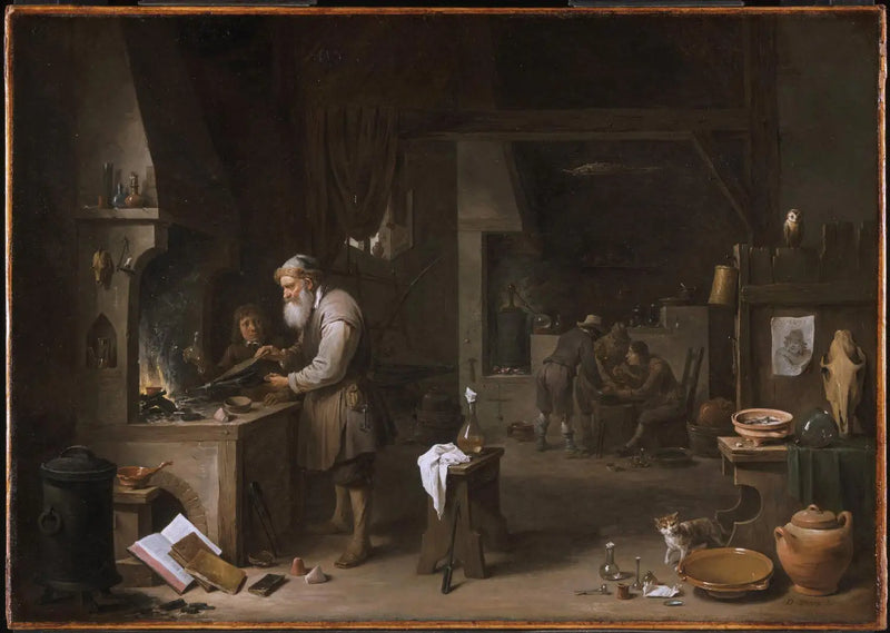 Alchymista - David Teniers mladší