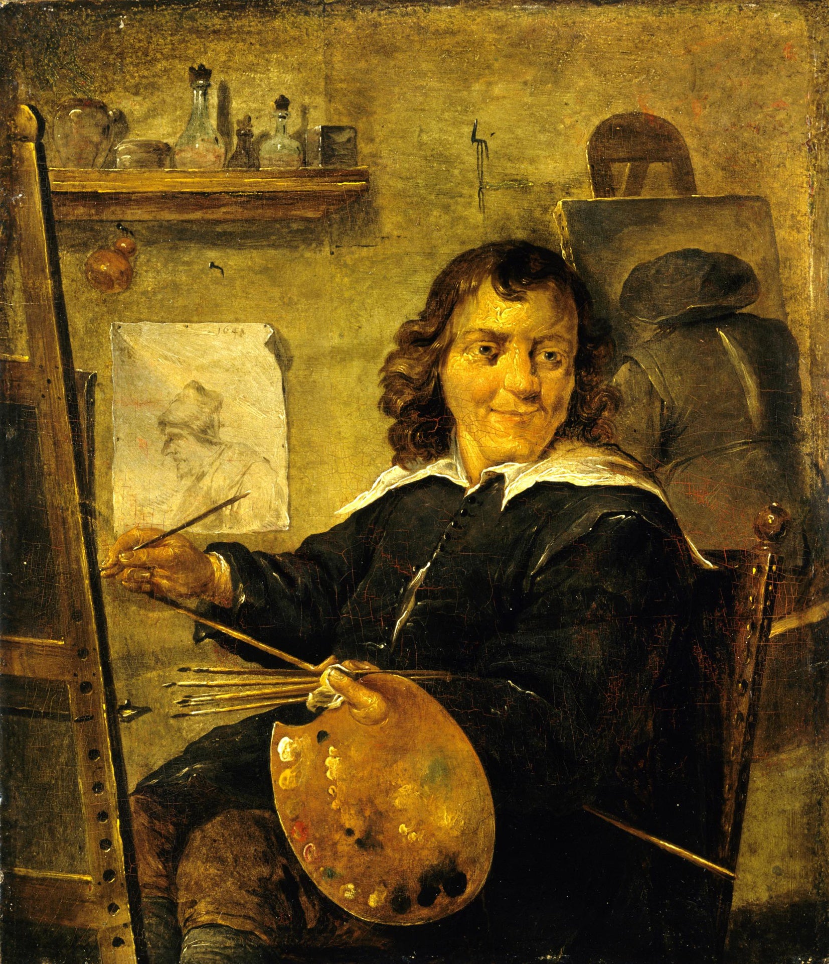 Peintre dans son atelier - David Teniers le Jeune