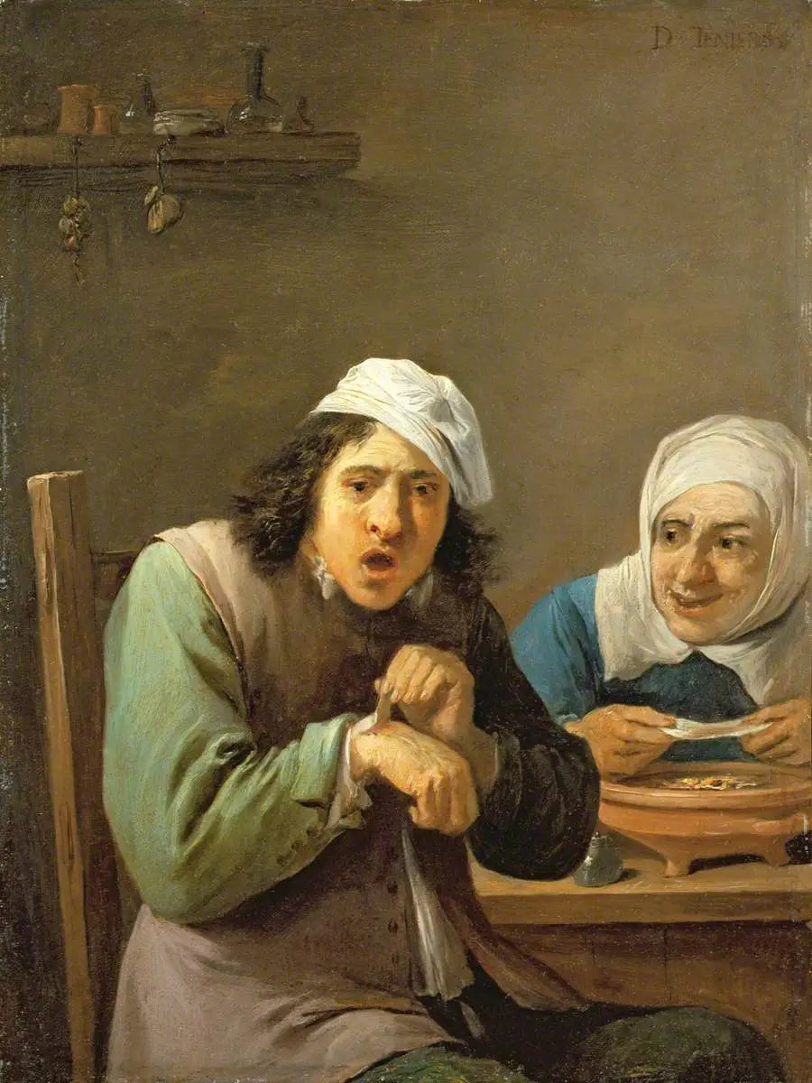 Les cinq sens: le ressenti - David Teniers le Jeune - Alpha Reproduction
