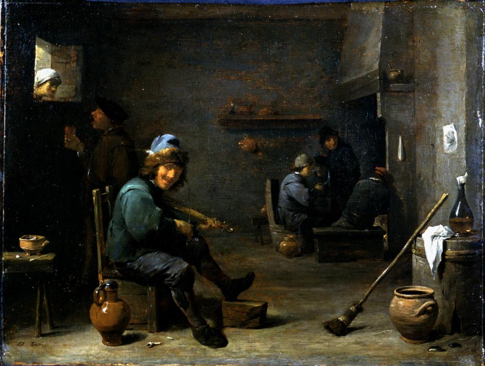 Un violoniste dans une taverne - David Teniers le Jeune