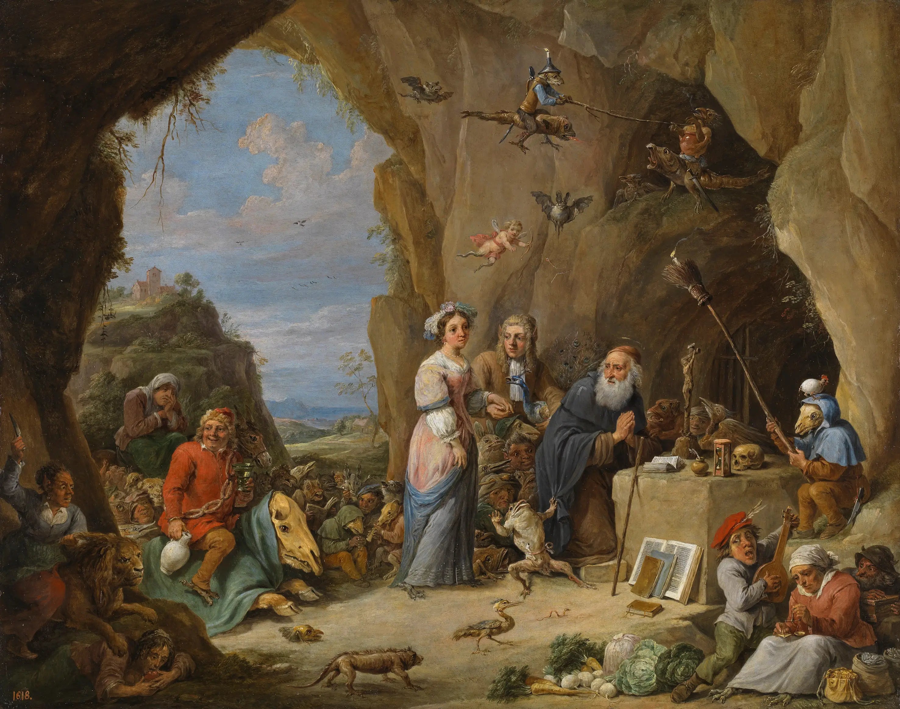 La Tentation de saint Antoine - David Teniers le Jeune - Alpha Reproduction