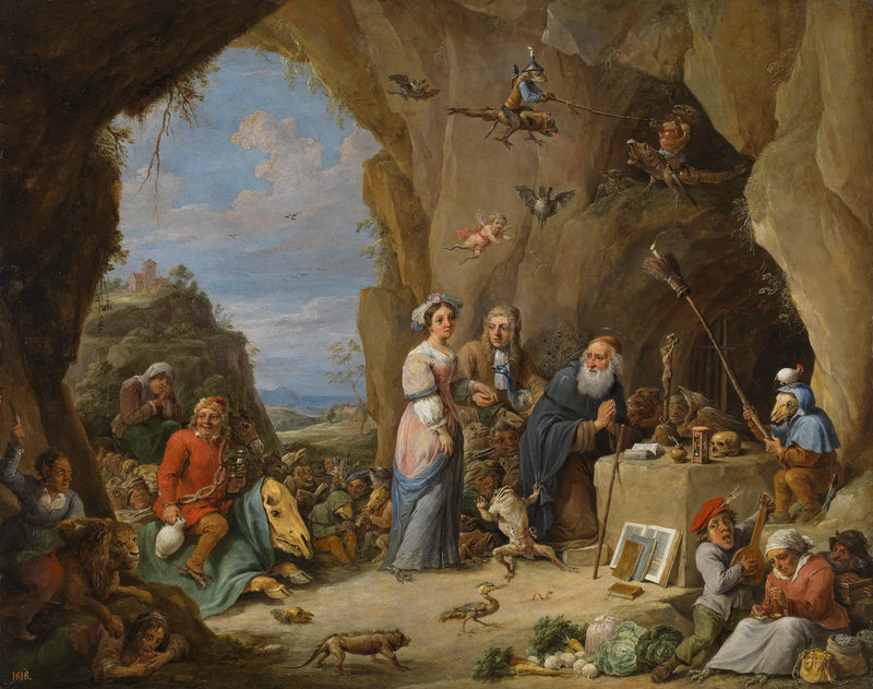 Pokušení svatého Antonína - David Teniers mladší