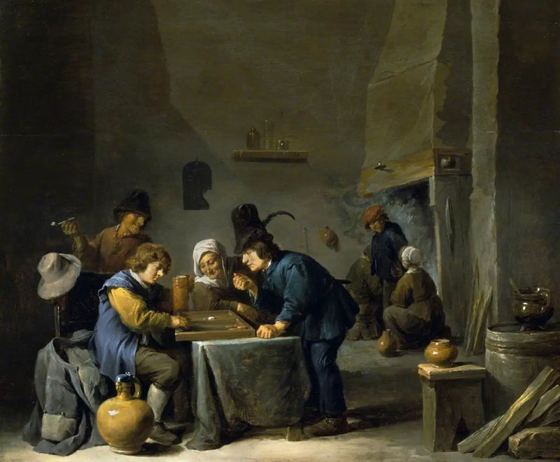 Hráči Trictrac - David Teniers mladší