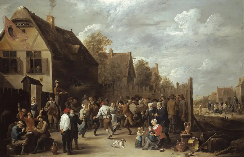 Vesnický jarmark - David Teniers mladší