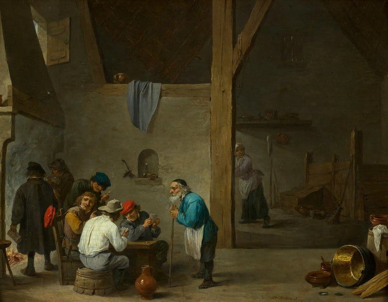 Hráči karet - David Teniers mladší