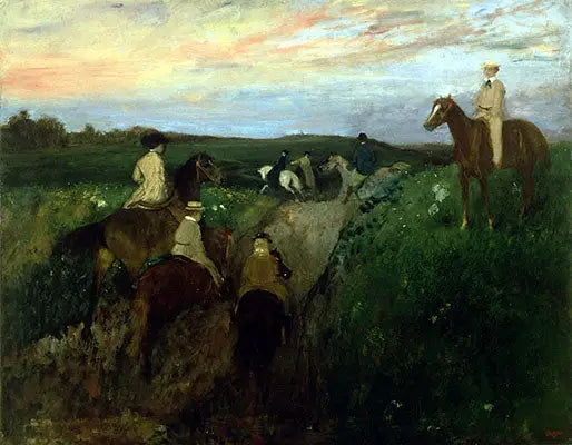 Jízda na koni - Edgar Degas