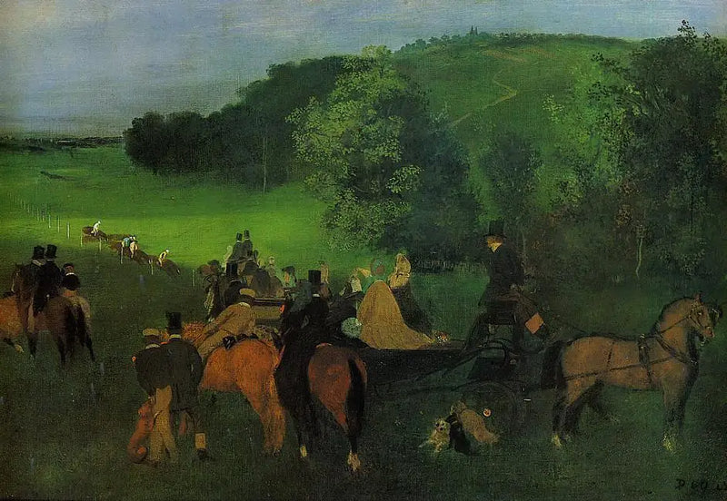 Na závodišti - Edgar Degas