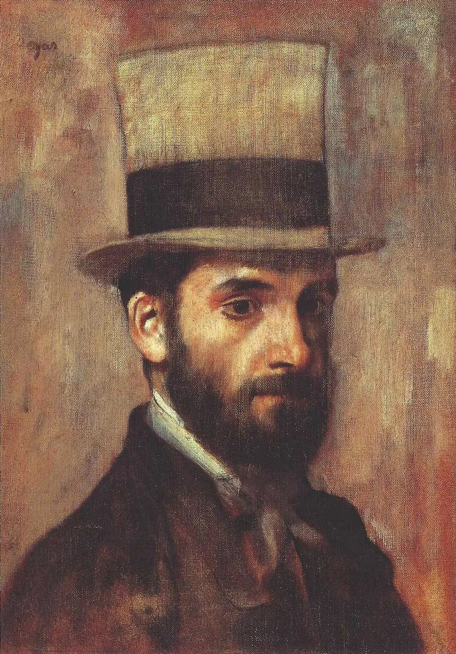 Reproduction du tableau « Léon Bonnat - Edgar Degas » par Alpha Reproduction en peinture à l’huile