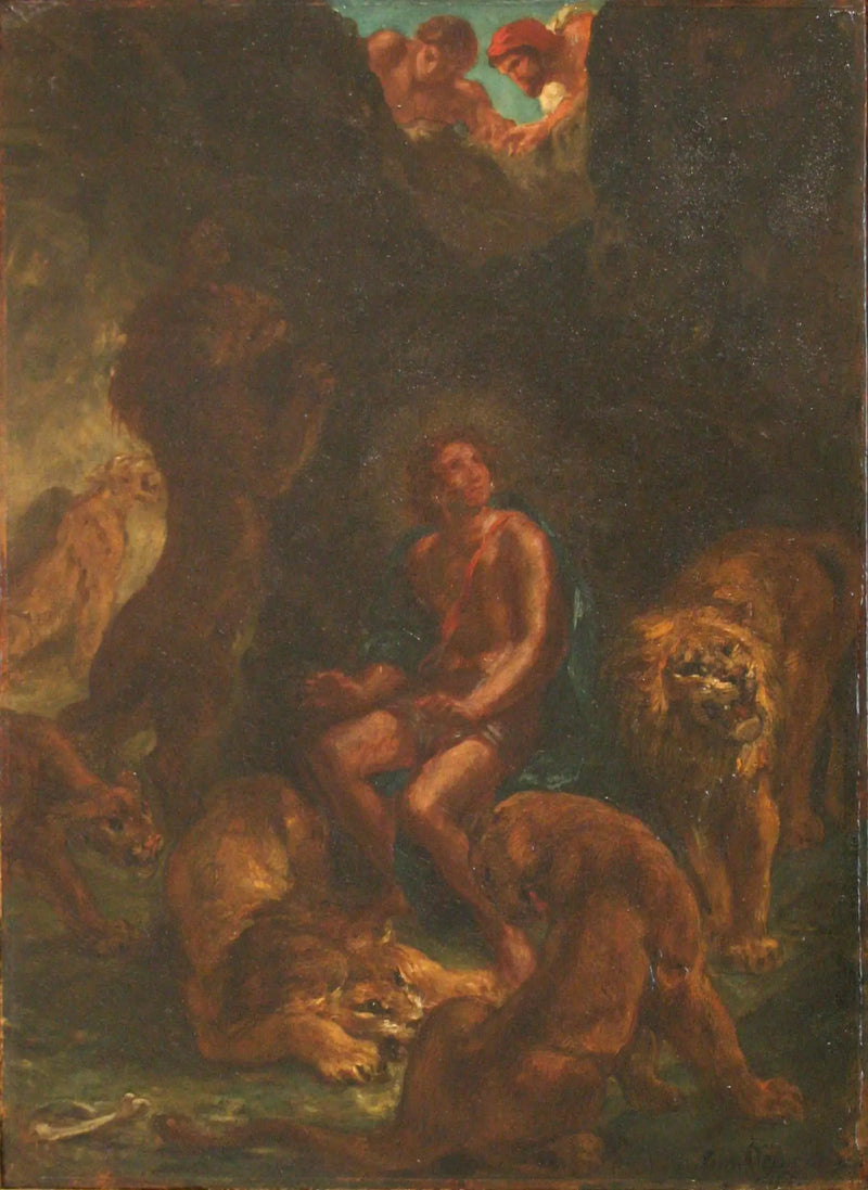 Daniel v lví jámě - Eugène Delacroix