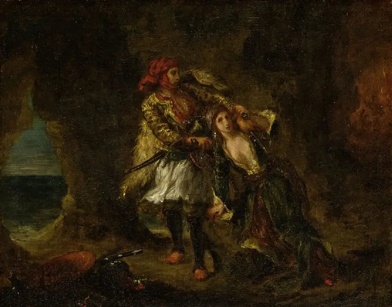 Nevesta z Abydosu - Eugène Delacroix