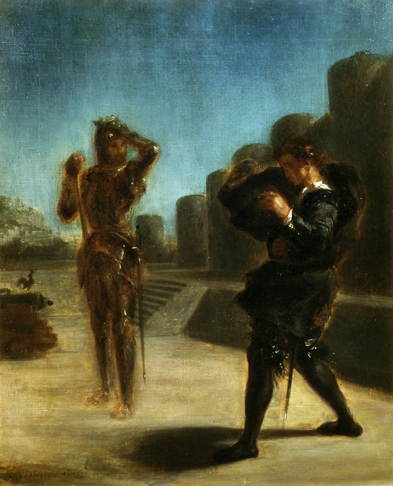 Hamlet a Duch. - Eugène Delacroix