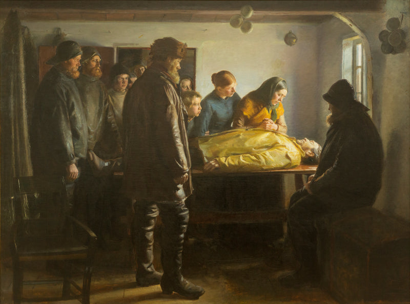 Utopený hříšník - Michael Peter Ancher