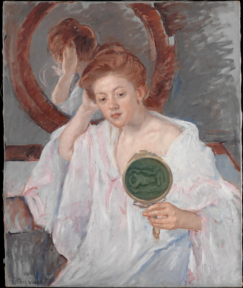 Denise u své toaletky - Mary Cassatt