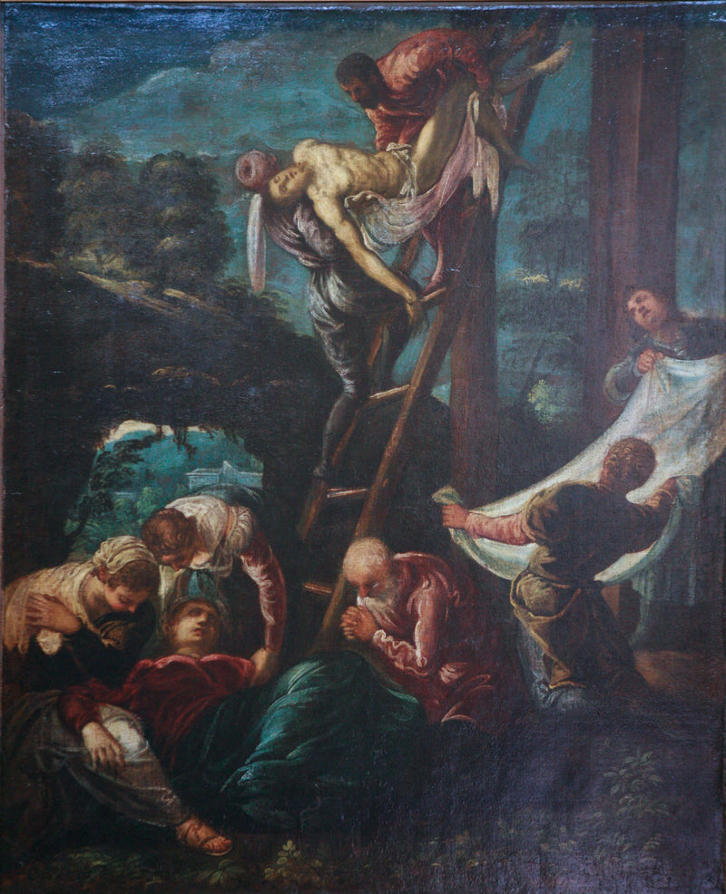Sestup z kříže - Jacopo Tintoretto