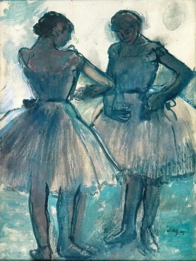 Reproduction du tableau « Deux Danseuses - Edgar Degas » par Alpha Reproduction en peinture à l’huile