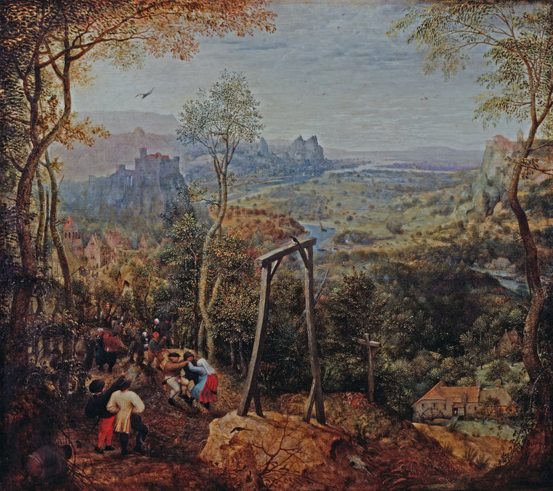 La Pie sur le Gibet - Pieter Brueghel the Elder