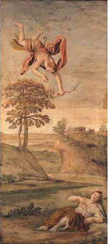 Apollon tuant Coronis - Domenichino