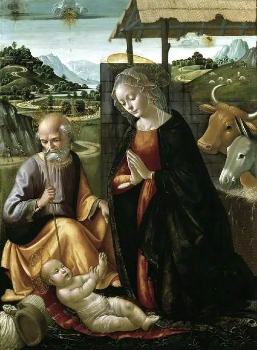 Narození Páně - Domenico Ghirlandaio