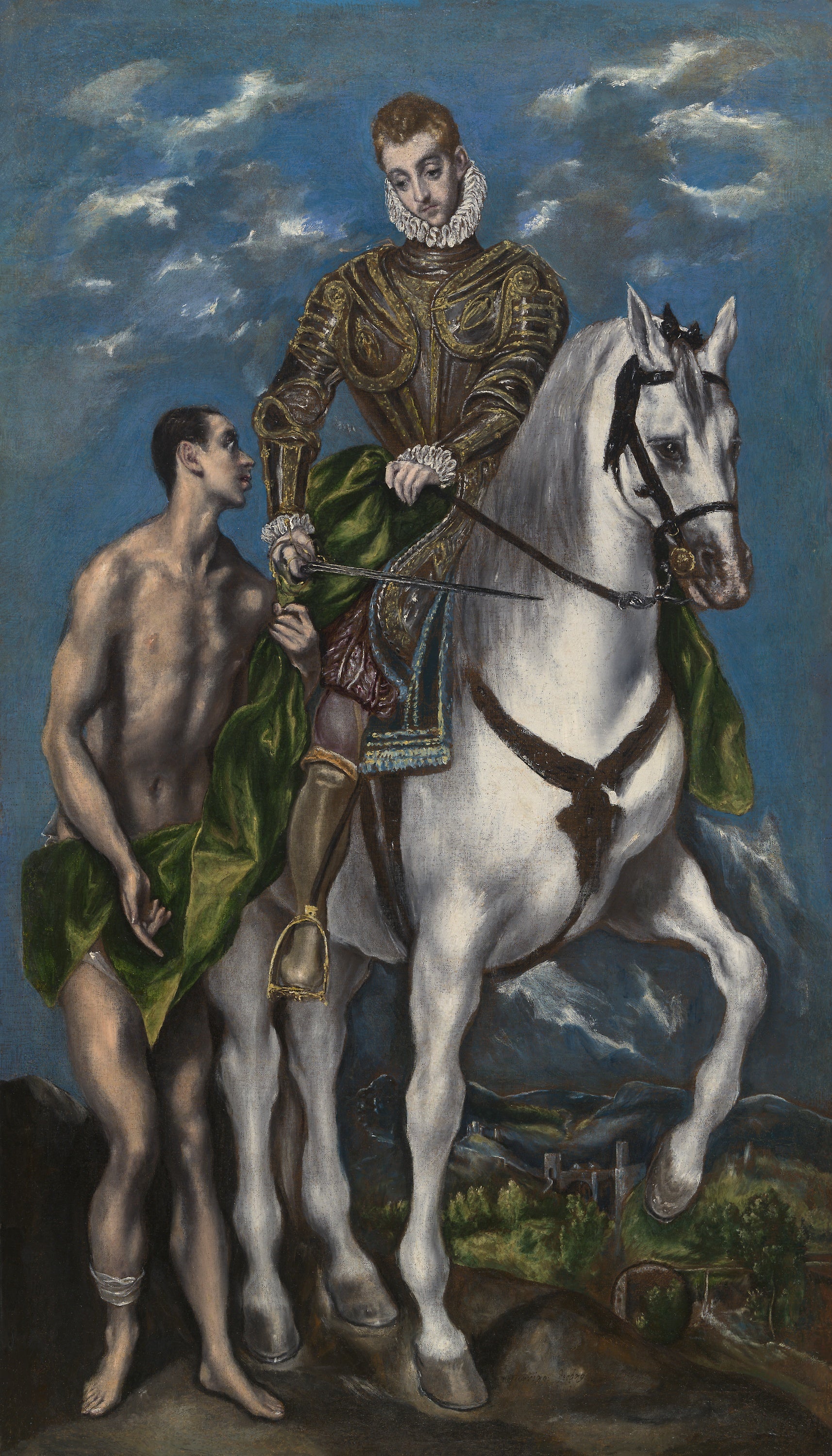 Saint Martin et le mendiant - El Greco