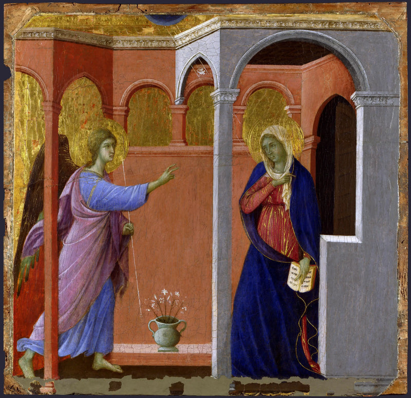 Zvěstování - Duccio di Buoninsegna