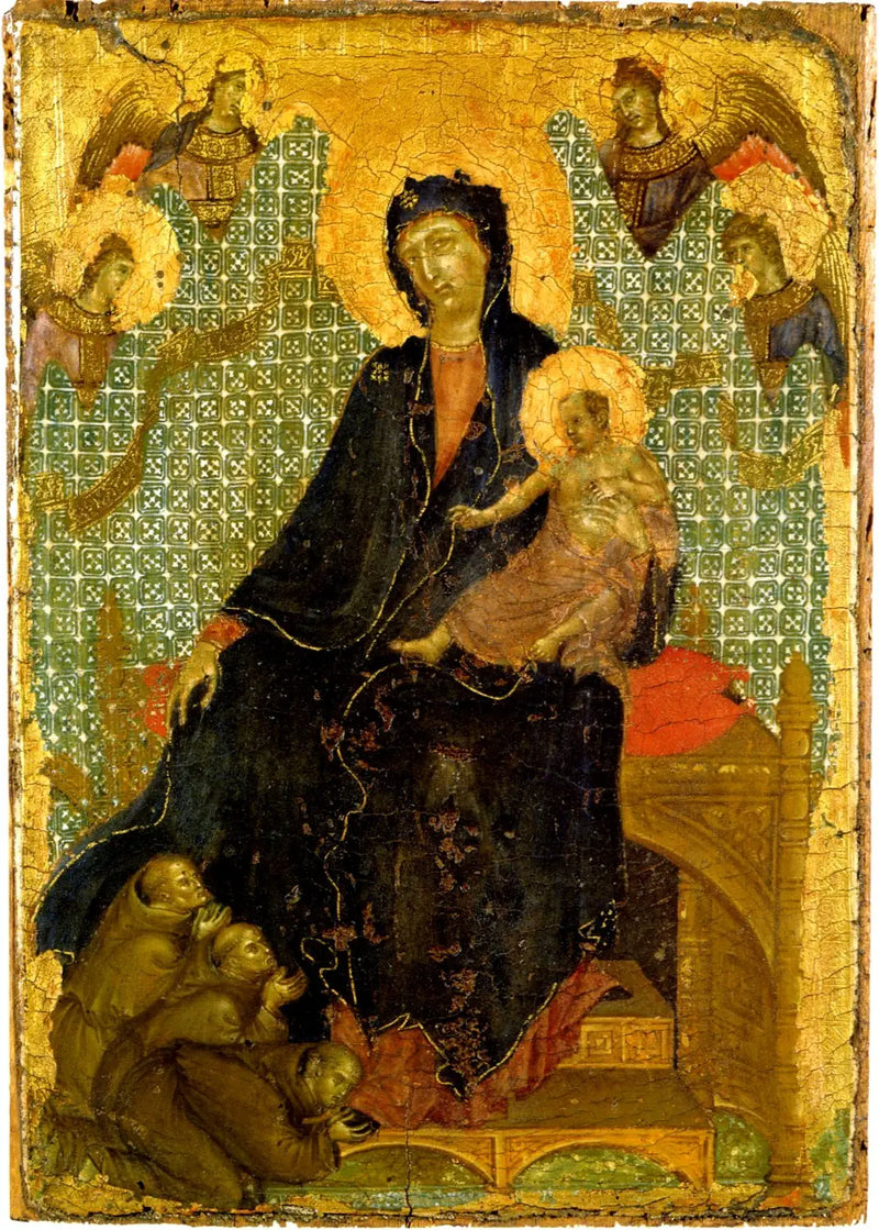 Madona františkánů - Duccio di Buoninsegna