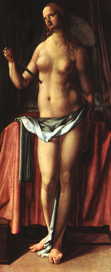 Sebevražda Lucrecie - Albrecht Dürer
