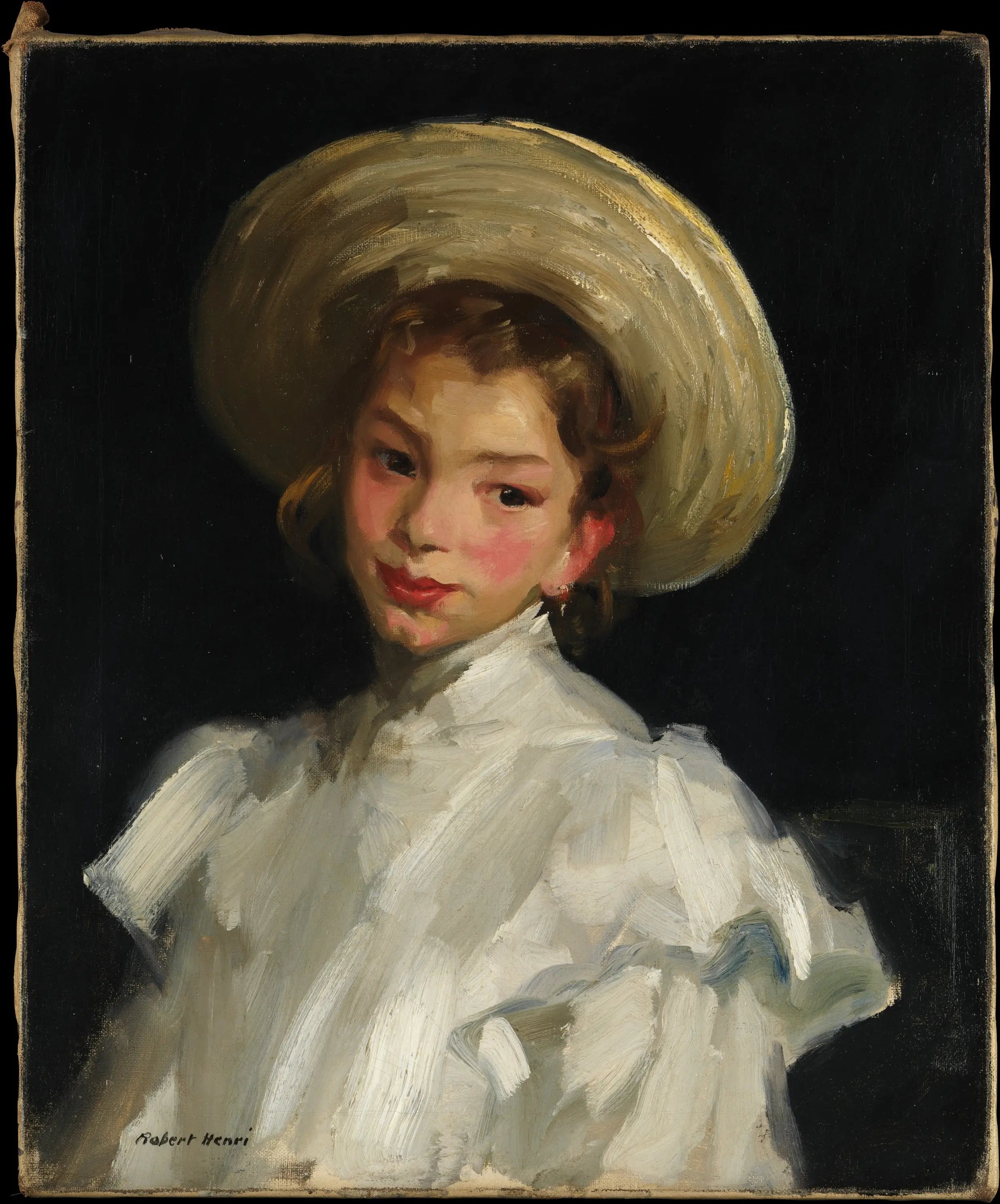 Fille hollandaise en blanc - Robert Henri - Alpha Reproduction