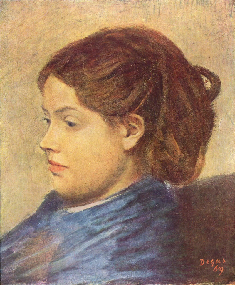 Portrét Emmy Dobigny - Edgar Degas