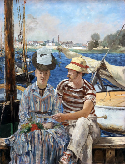 Reproduction du tableau « Argenteuil - Édouard Manet » par Alpha Reproduction en peinture à l’huile