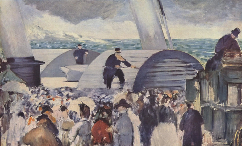Odjezd parníku z Folkestone - Édouard Manet