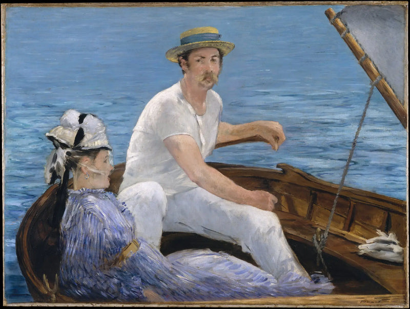 Na lodi - Édouard Manet