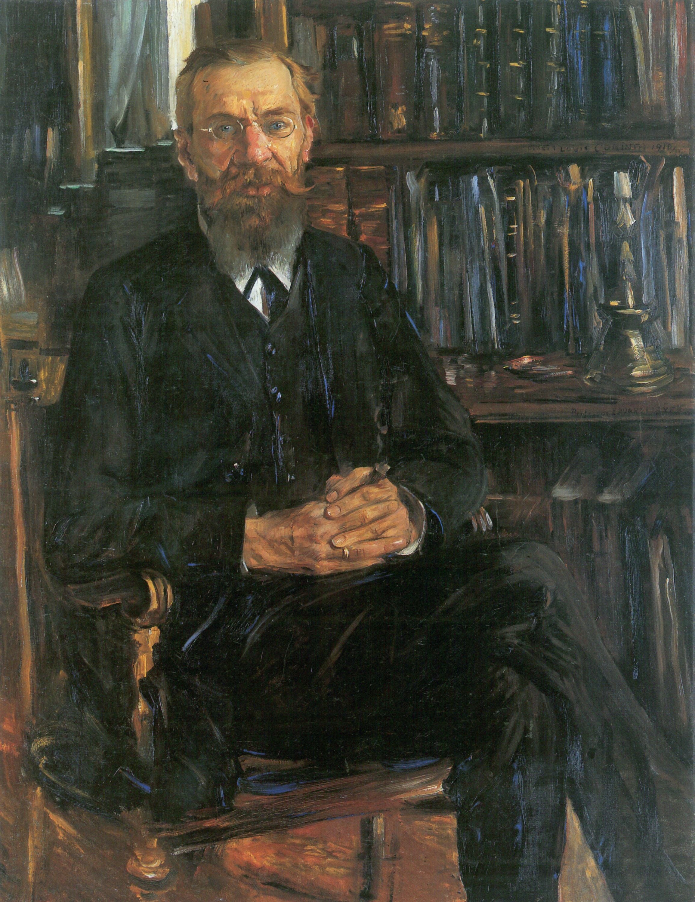 Portrait du Dr Edward Meyer (1855-1930), historien allemand - Lovis Corinth