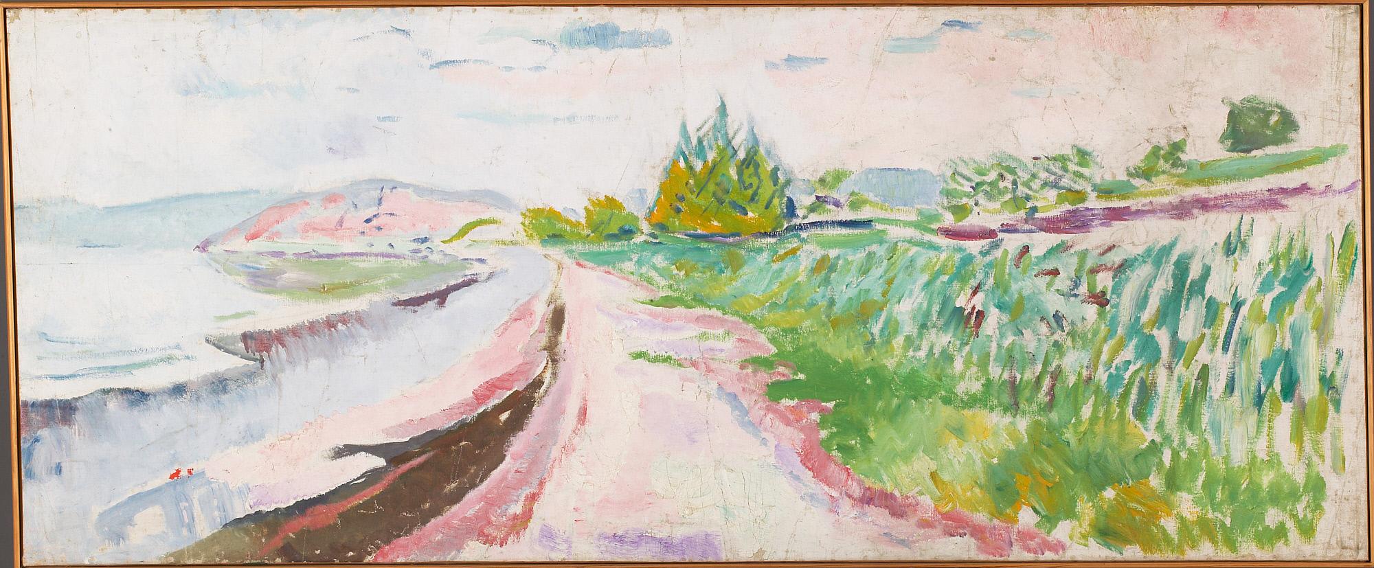 Reproduction du tableau « Étude de plage - Edvard Munch » par Alpha Reproduction en peinture à l’huile