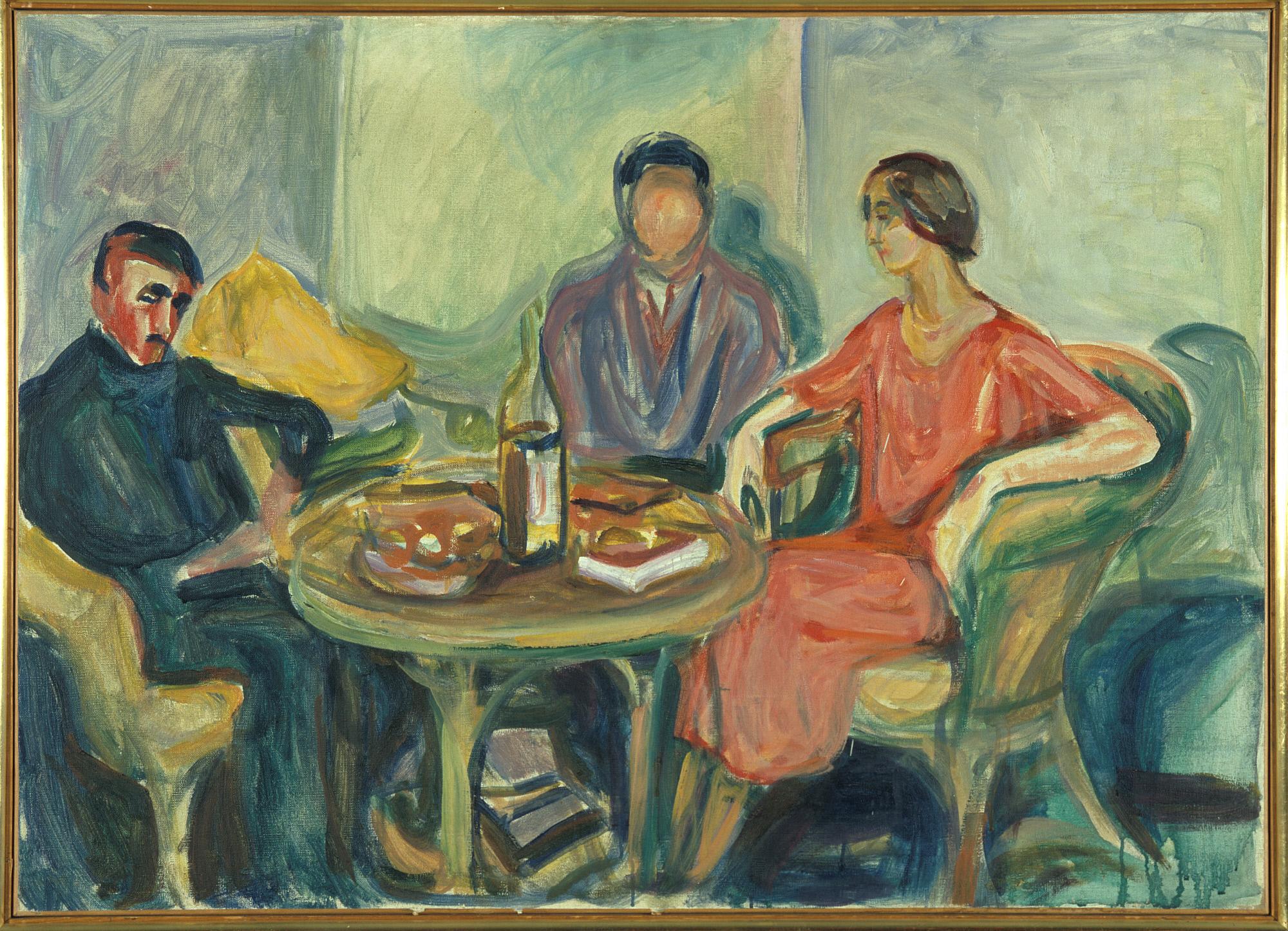 Reproduction du tableau « Bohémiens d'Oslo - Edvard Munch » par Alpha Reproduction en peinture à l’huile