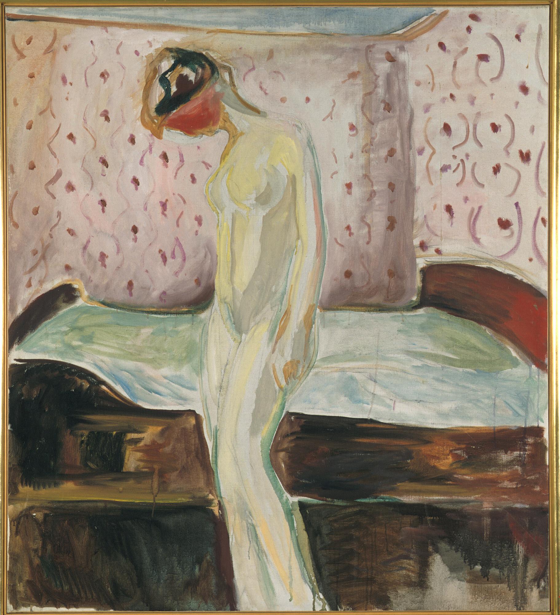 Reproduction du tableau « Femme pleurant - Edvard Munch » par Alpha Reproduction en peinture à l’huile