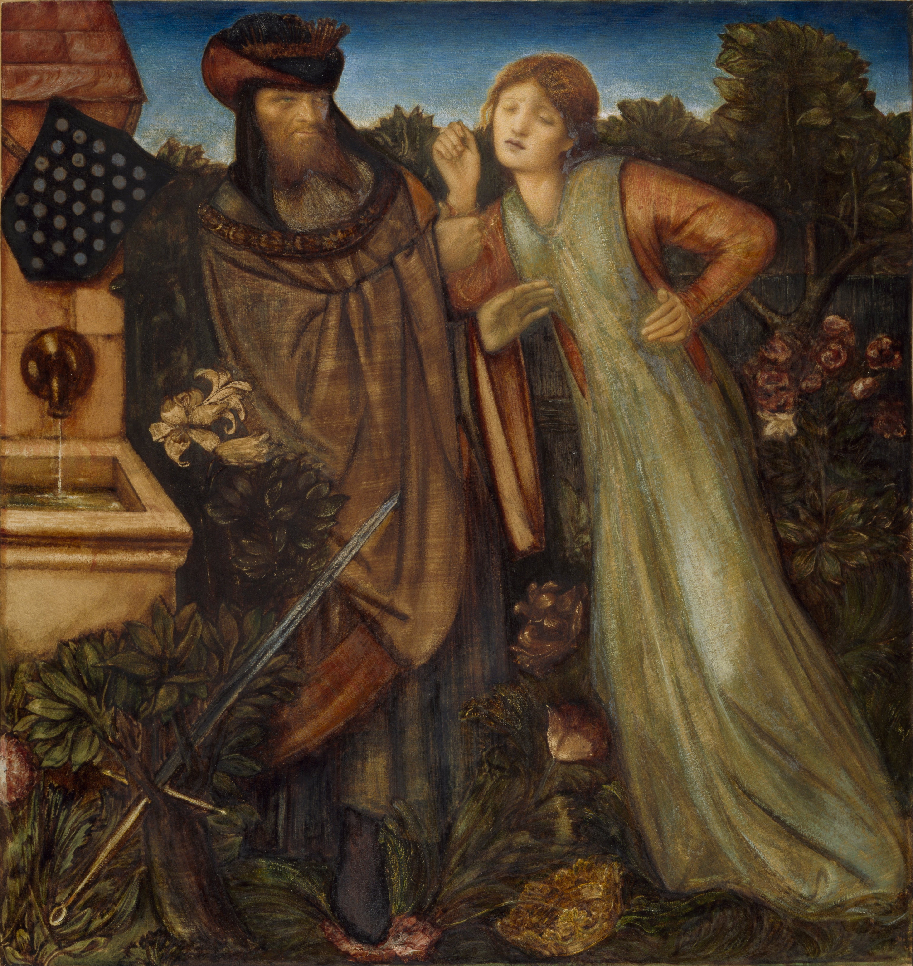 Le roi Marc et la Belle Iseult - Edward Burne-Jones