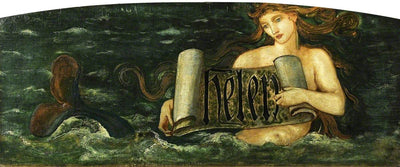 Hélène une sirène - Edward Burne-Jones - Alpha Reproduction