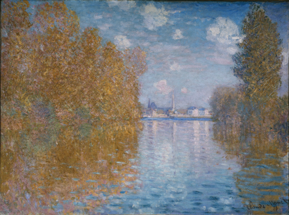 Podzimní efekt na Seině – Claude Monet, kolem roku 1880