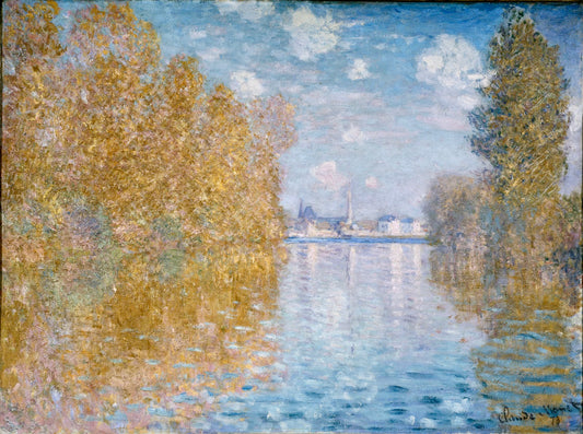 Podzimní efekt na Seině – Claude Monet, kolem roku 1880