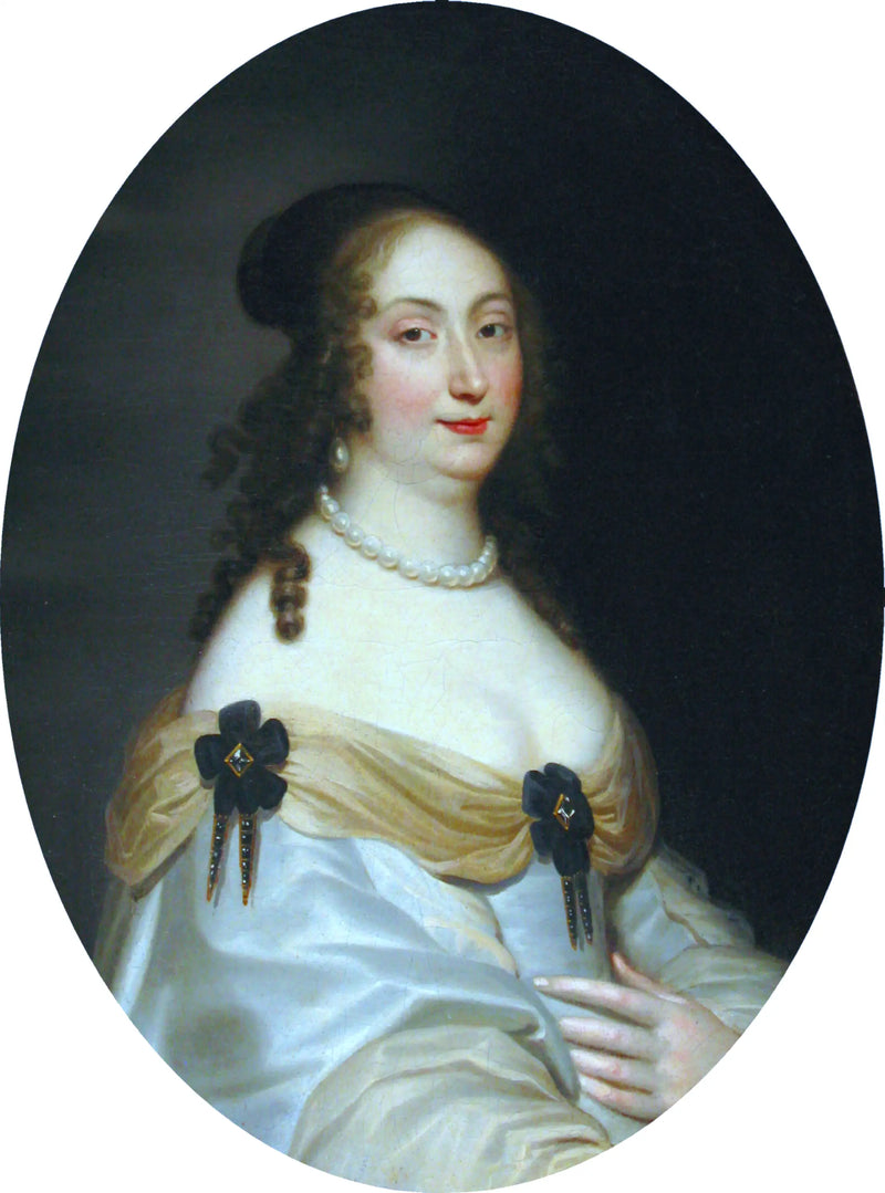 Portrét Marie-Louise de Gonzague (detail). - Juste d'Egmont