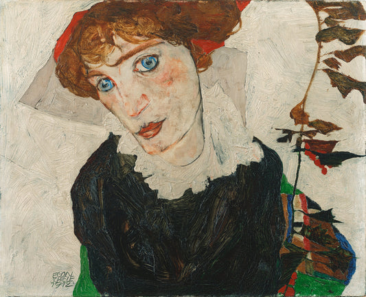 👁 Portrét Wally Neuzilové – Egon Schiele (1912)