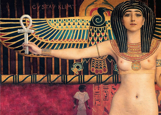 🏺 Starověký Egypt – Isis – Gustav Klimt (kolem 1890-1891)