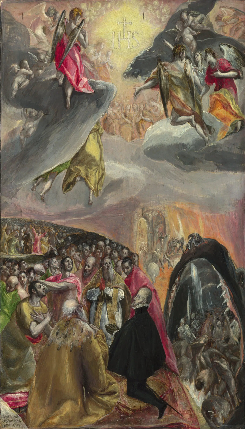 Uctívání jména Ježíše - El Greco