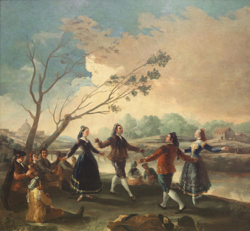 Tanec na březích Manzanares - Francisco de Goya