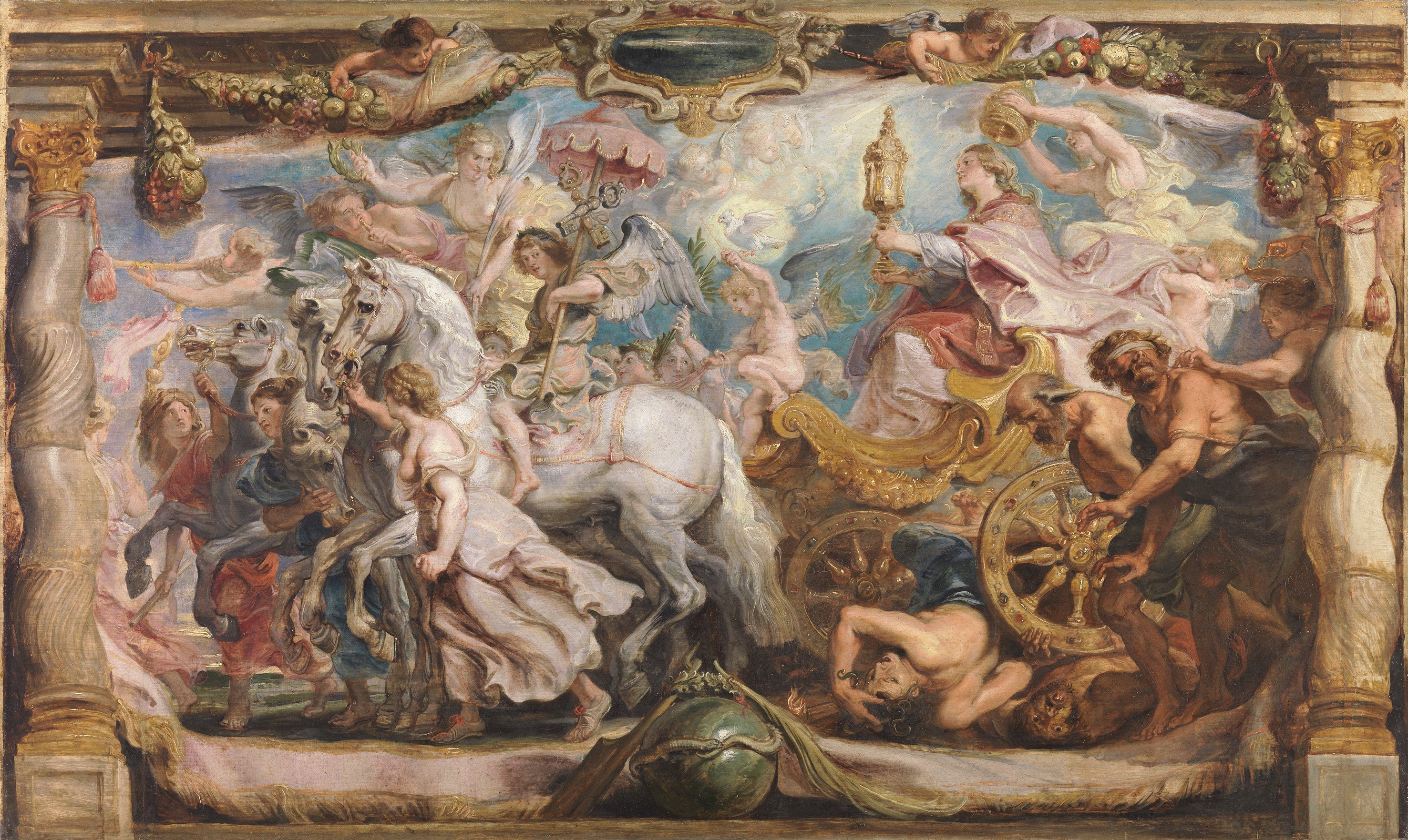 Le triomphe de l'Église - Peter Paul Rubens